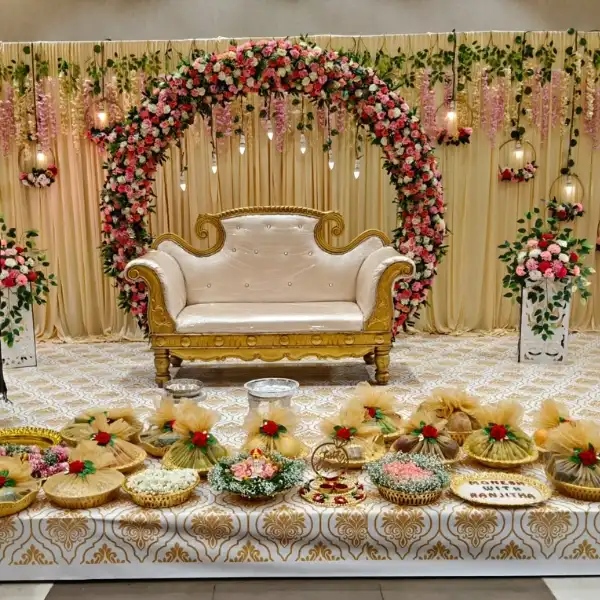 Seervarisai Thattu Decoration for Marriage in Chennai