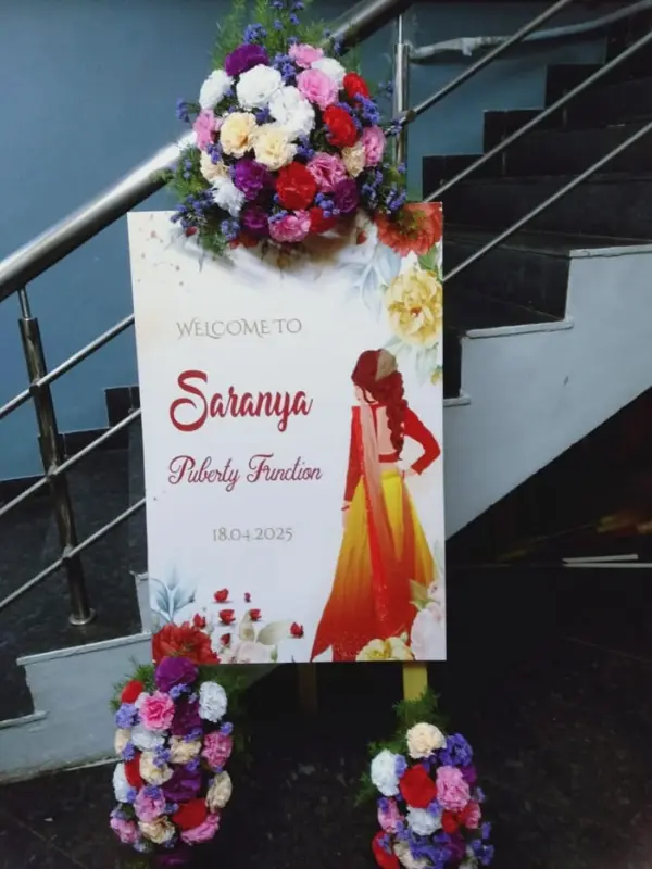 Wedding flower decoration setup in Chennai
